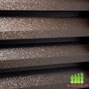 Jaluzea CLASSIC Maro RAL 8019 MAT Structurat (vopsit pe o parte) - 0.5mm