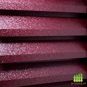 Jaluzea CLASSIC Visiniu RAL 3005 MAT Structurat (vopsit pe o parte) - 0.5mm